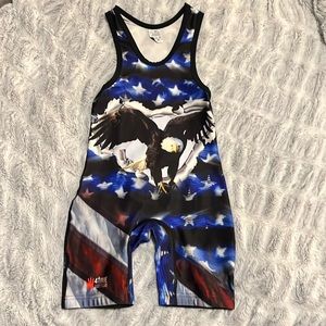 Youth wrestling singlet